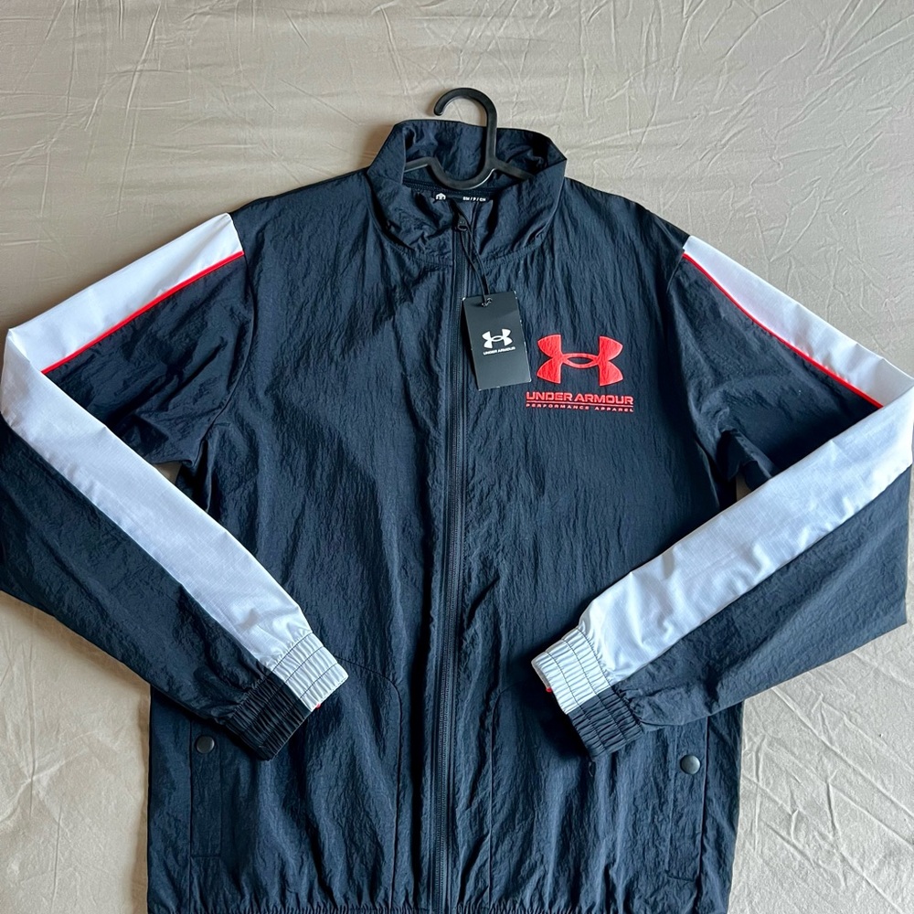 Under Armour Black Windbreaker Jacket